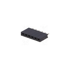 Conector 6 pini, seria {{Serie conector}}, pas pini 2,54mm, CONNFLY - DS1023-1*6S21