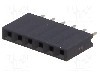 Conector 6 pini, seria {{Serie conector}}, pas pini 2,54mm, CONNFLY - DS1023-1*6S21 foto