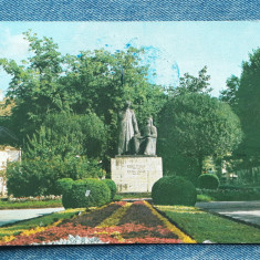 366 Targu Mures -Monumentul Farkas si Janos Bolyai Marosvásárhely / cp circulata