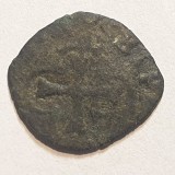 Moneda Franța Stat Papal Patard ND (1592-1605) Billon Clement VIII - Numismatică
