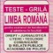 Teste grila de limba romana pentru examenul de bacalaureat si admiterea in facultati