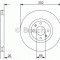 Disc frana PEUGEOT 207 (WA, WC) (2006 - 2016) BOSCH 0 986 479 288