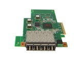 Placă de rețea IBM cu 4 porturi FC de 8 Gb, cu 4 module GBIC de 8 Gb, PCIe x8, 31P1641