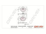 Dr!ve+ DP1010.10.0412 set placute frana,frana disc