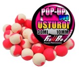Pop-Up FISH PRO Duo, Pink White, Usturoi, 10mm, 35buc