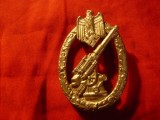 Insigna Militara Germana ww2 - Copie din metal - pt Antiaeriana , h= 6cm