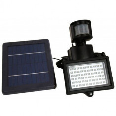 Proiector LED cu Panou Solar si Senzor de Miscare, 3W foto