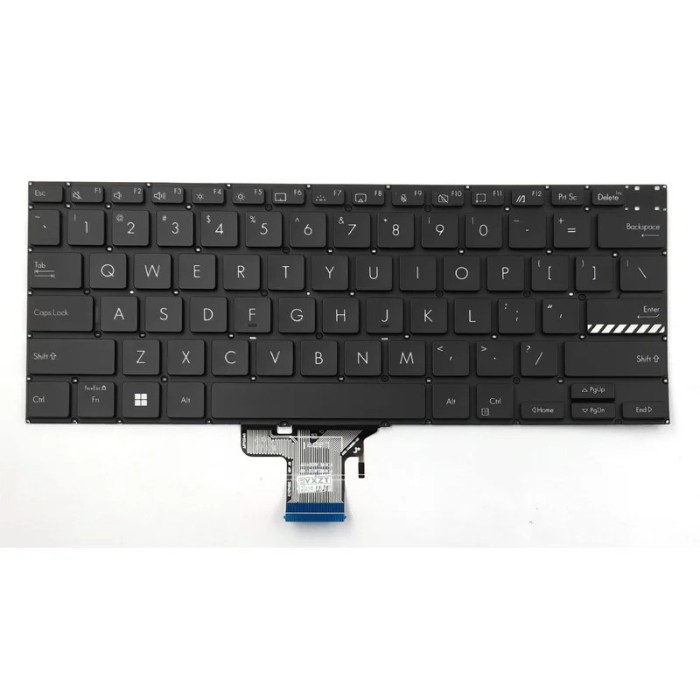Tastatura Laptop, Asus, VivoBook Pro 14 M3400, M3400Q, M3400QA, M3400QC, iluminata, neagra, layout US