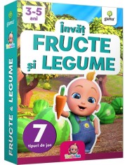 Carduri educative TraLaLa. Invat fructe si legume - Gama