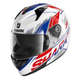 Casca integrala Shark Ridill 1.2 Phaz, alb/rosu/albastru, marime S