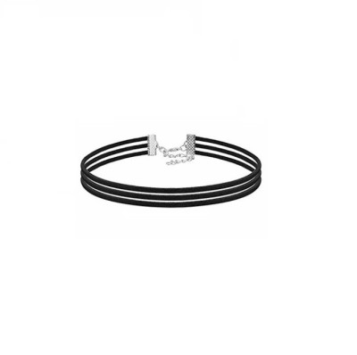 Choker Mystyle Fashion Black MS - Colier elegant pentru gat - Black Delux foto