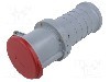 Conector alimentare AC, IEC 60309, IP44, 63A, 415V AC, 5 pini, AMPHENOL - 2CMA166862R1000