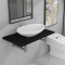 vidaXL Set mobilier de baie, 2 piese, negru, ceramică 279335