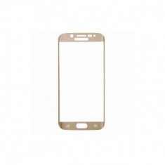 Folie Sticla Temperata Nano Slim Full Display Pentru Samsung Galaxy S6 Edge Gold Champagne