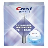 Kit Albirea Dintilor, Crest, 3D White, Easy‑to‑Use Teeth Whitening Pen &amp;amp; Light, 1x Creion Albire, 1x Lampa UV Crest, 4ml