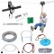 Set tiroliana Vevor lungime 24 m, capacitate max 226 kg, cablu, Ham, frana cu arc, scaun