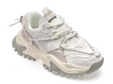 Pantofi sport GRYXX albi, 82679, din piele naturala