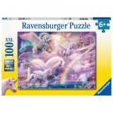 Cumpara ieftin Puzzle Unicorni, 100 Piese, Ravensburger