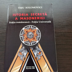 Tesu Solomovici - Istoria secreta a Masoneriei