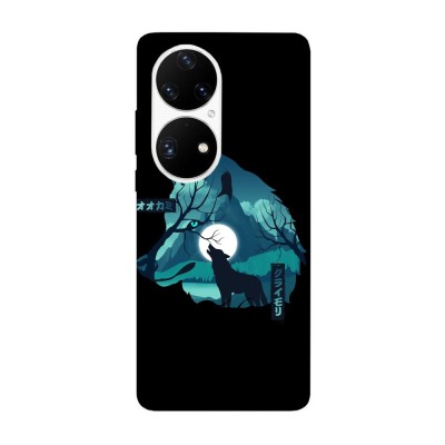 Husa compatibila cu Huawei Nova Y70 model Growling Wolf, Silicon, TPU, Viceversa foto