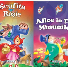 2 Povești: Scufița Roșie și Alice în Țara Minunilor - Hardcover - *** - Girasol