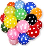 Set 100 Baloane Latex cu Buline, 30cm, Ropet - Aniversare, Nunta, Botez, Petrecere Copii, Decoratiuni Evenimente