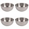 Set Boluri pentru Salata, 4 piese, 3.5 L, Metal, Argintiu