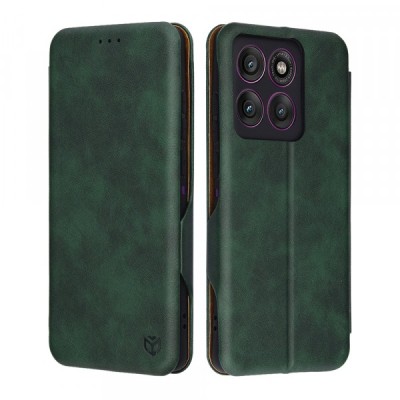 Husa pentru Motorola Edge 60 Pro, Techsuit, Safe Wallet Plus, Verde foto