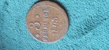 Germania Rostock , 3 pfenninge 1843