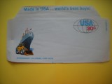 HOPCT PLIC AEROGRAMA SUA- NR 300 TRANSPORT MARITIM VAPOR 1981 -NECIRCULATA