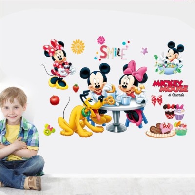 STICKER autocolant perete decorativ MICKEY MOUSE autoadeziv camera copii bebe foto