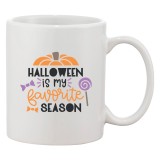 Cana alba personalizata &#039;Halloween is my favorite season&#039;, INOVATIX&reg;. 330ml