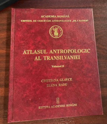Atlasul antropologic al Transilvaniei : Vol. 2 foto