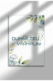 Unframed Romanian Religious Canvas Poster - Digital Print - Ceea ce Dumnezeu a promis, va &icirc;mplini | A4 (21 x 29.7 cm)
