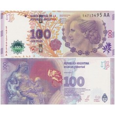 Argentina 2016 - 100 pesos, necirculata