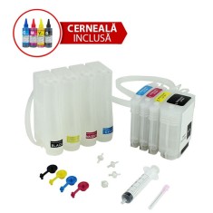 Sistem de alimentare continua ciss pentru hp 10, hp 11 cerneala cu cerneala dye foto