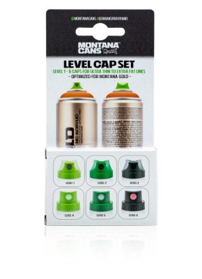 Nozzle Set Level 1-6, Montana Cans foto