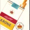 HST Pungă veche reclamă țigări Krone