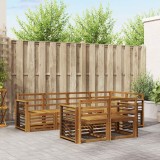 vidaXL Seturi de canapele 7 pcs natural Lemn Solid de Acacia 3374979