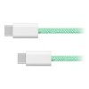 Cablu USB-C la USB-C 100W, 1 m, &icirc;mpletit nailon, Kruger&Matz
