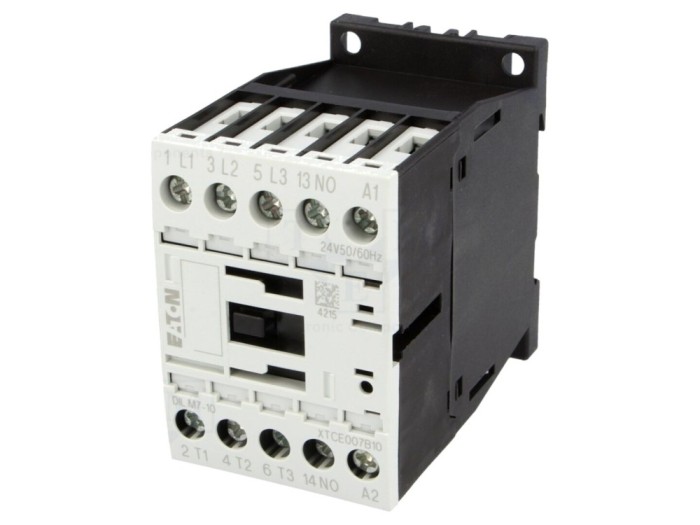 Contactor 3-pol 24V AC, 7A