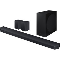 Soundbar Samsung HW-Q930D, 9.1.4, 540W, Bluetooth, Wi-Fi, Subwoofer wireless, Dolby Atmos, Negru titan