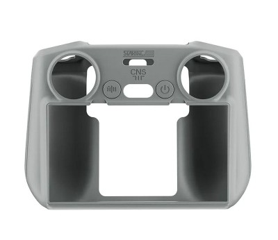 Protectie silicon, STARTRC pentru telecomanda DJI RC 2, antipraf si antisoc, gri foto