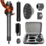 Cumpara ieftin Uscator de Par iHunt Femme 7 in 1 Dryer HD4 PRO, Gri, 1300W, 600 Milioane Ioni Negativi, 110.000 rpm, 8 Programe, Accesorii de Coafare Incluse