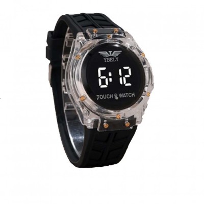 Ceas Electronic Cu LED Alb, Forma Rotunda, Baterie Inclusa foto