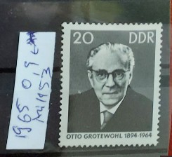 TS21 - Timbre serie DDR 1965 Mi1153 foto