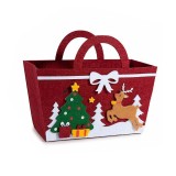 Gentuta Craciun textil multicolor III 22x10x17 cm