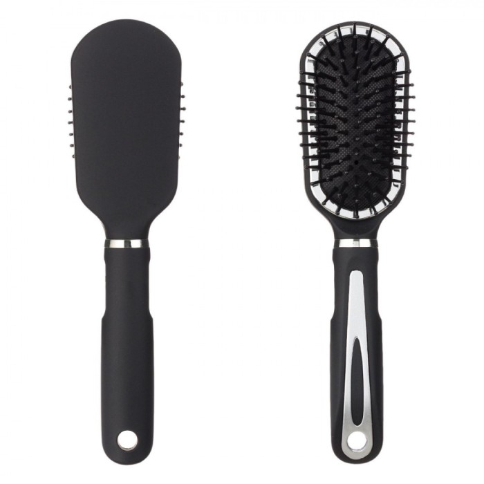 Perie de Păr, Model Călătorie, Plastic, Negru