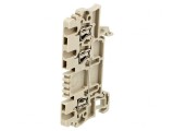 Conector terminal șine 1.5mm&sup2; 3 borne bej