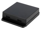 Carcasă Universală ABS Neagră 80,6x80x23,5mm